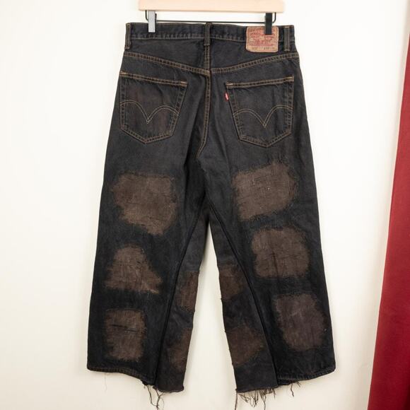 Custom wide leg baggy flared jeans - Picture 2 of 5